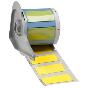 Маркировка PermaSleeve™, желтая, 25.78 x 42.16 мм (50 шт.) BRADY M71-1000-1-341YL ― BRADY