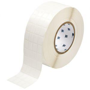 Белая виниловая ткань с перемещаемым адгезивом, 12.7 x 19.05 мм (10000 шт.) BRADY THT-68-498-10 ― BRADY